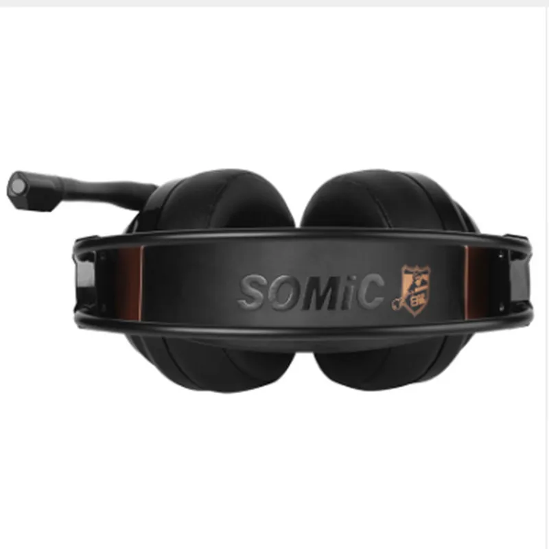 Somic G941 обновление USB 7,1 виртуальная игровая гарнитура с микрофоном вибрации активного шумоподавления наушники для компьютера PC Gamer
