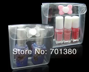 

small size:8*3*8cm clear pvc cosmetic bag Travel Makeup bags Sample cosmetics/craft/gift packing. 300piece\lot Free shipping