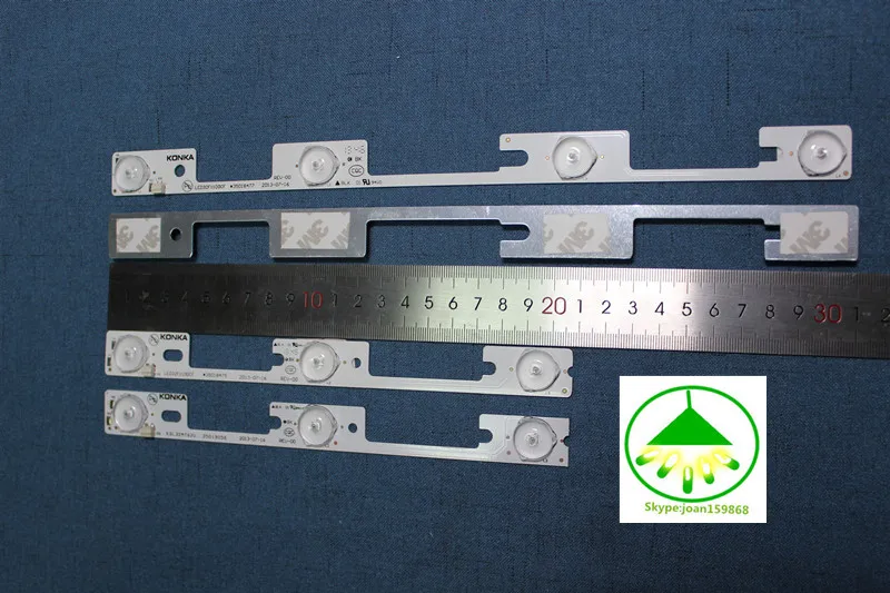 4 шт./лот (2X4 светодиоды * 3 в + 2X3 В) 100% новый Konka LED32F1100CF LED32E330C LED32F1170CF 35017517 LED32F1160CF