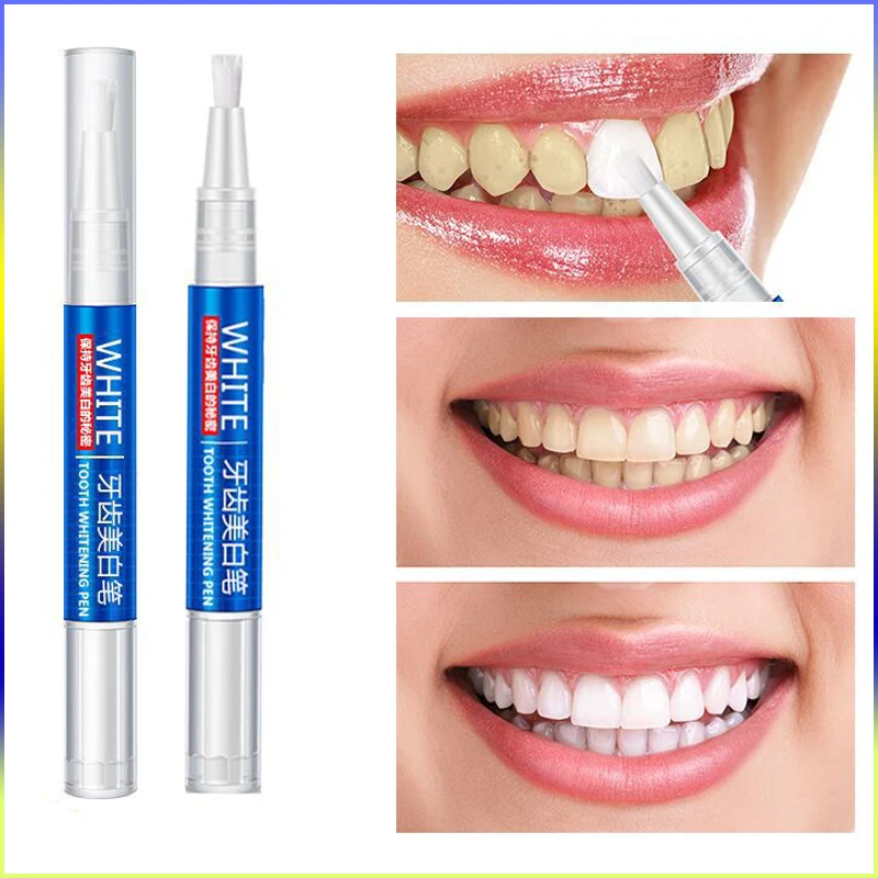 

White Teeth Whitening Pen Tooth Gel Whitener Bleach Remove Stains oral hygiene Bleach Gel Whitener Remove Stains Oral Hygene