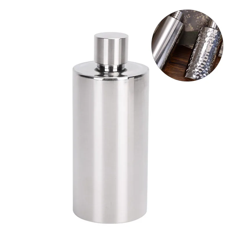 

New hot sales 500 ML larger capacity Stainless steel hip flask Drums Whisky Oil bucket Moscow Vodka flagon my water bottle