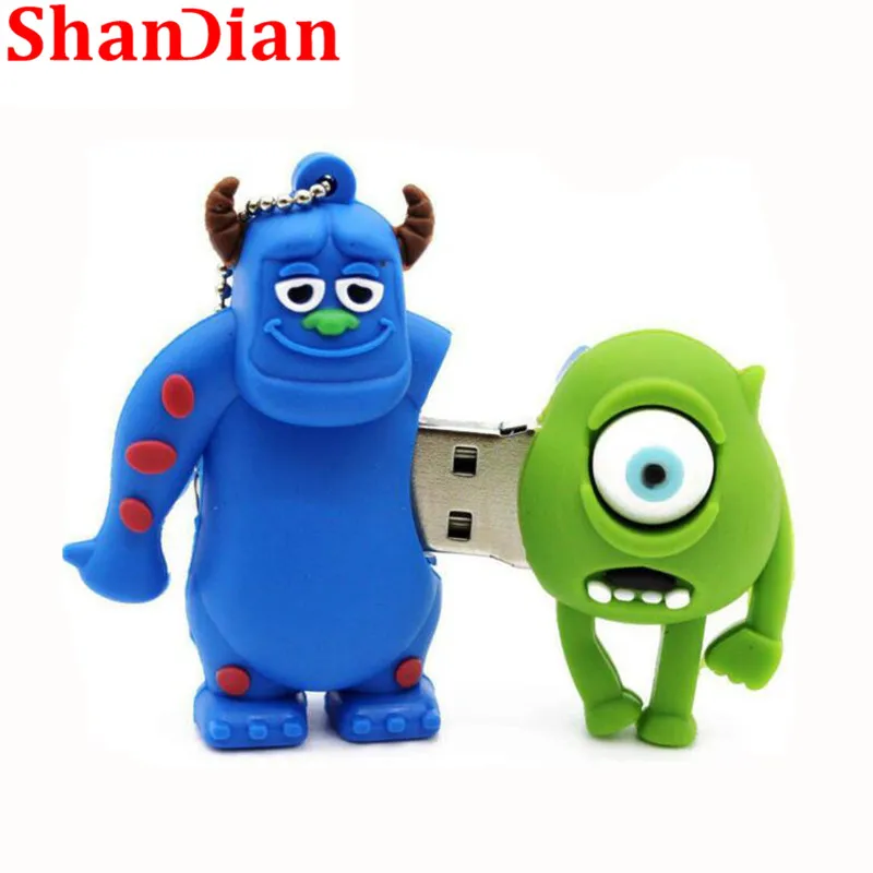 SHANDIAN новинка милый один глаз майка ручка привод монстры университет usb флэш