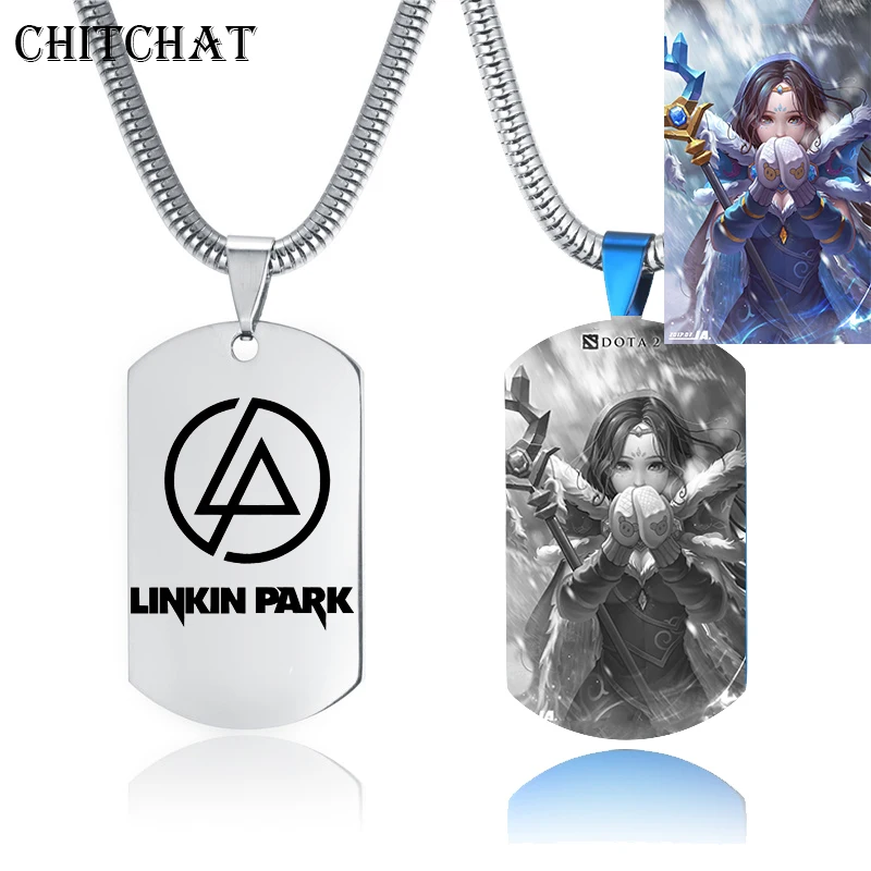 Customized Necklace Engrave Name Date Photo Pendant Necklaces Personalized Movie Music Game Stainless Steel Necklaces For Gift europa universalis iv guns drums and steel volume 3 music pack pc