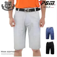 PGM мужские клетчатые шорты длиной до колена летние дышащие быстросохнущие шорты в британском стиле для гольфа мужские на открытом воздухе Спорт Гольф спортивная одежда