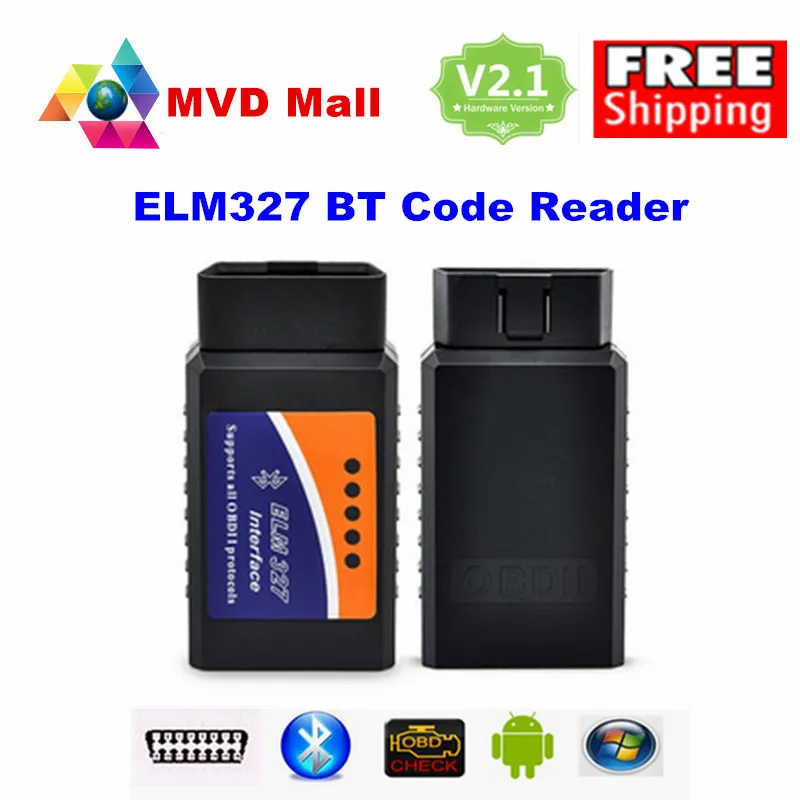 

V2.1 SUPER MINI ELM327 Bluetooth OBD2 Car Diagnostic Interface Mini ELM 327 V 2.1 On Android Torque Wireless OBD II 2 Scan Tool