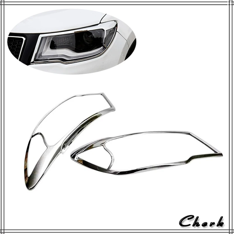 For Jeep Compass 2017 ABS Chrome 2pcs/set Car Auto ...