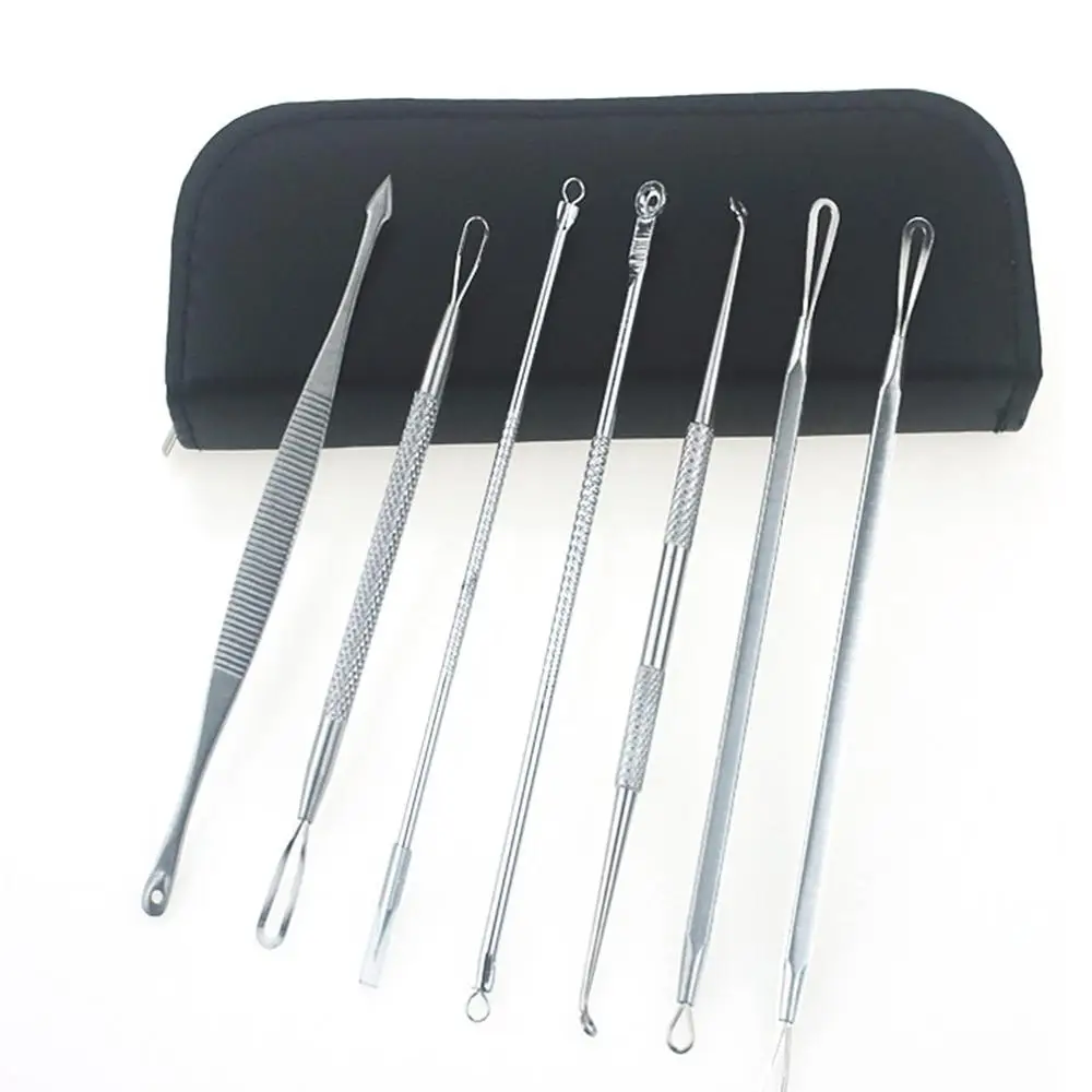 

Face Cleaner Closed Acne Needle Blackhead Acne Beauty Pin Squeeze Pox Acne Needle 5PCS/6PCS/7PCS