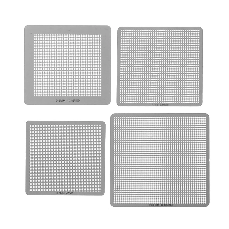 27 шт. BGA трафареты Универсальный прямой обогрев для SMT SMD Chip Rpair|Сварочные флюсы| |