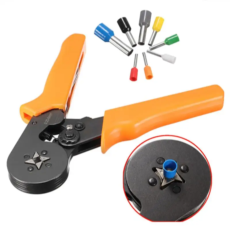 

800Pcs Connector Terminal Kit Set With 175m Adjustable Ratcheting Ferrule Crimper Plier Crimping Tool