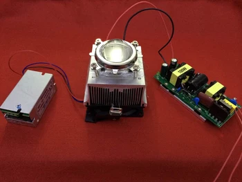 

100w high power led with heatsink+100W led driver+ Lens with Reflector Collimator for Diy LED