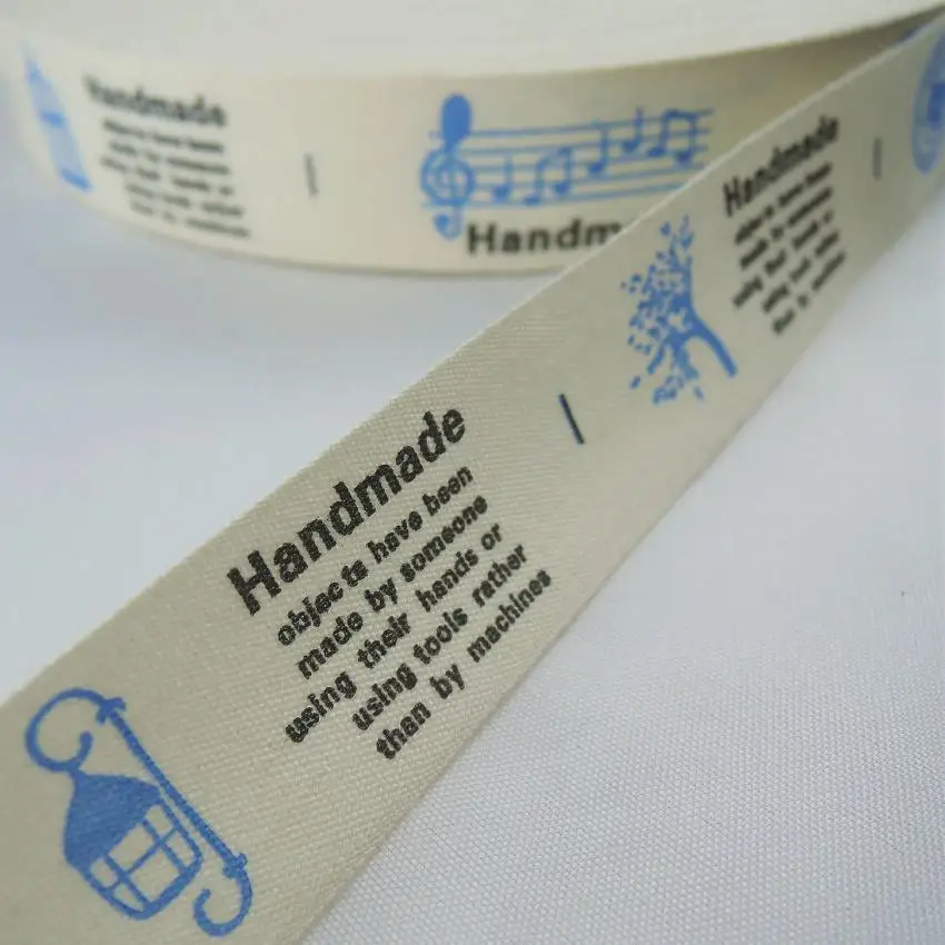 1" 25mm Natual Printed Ribbon Ruban DIY Handmade Webbing Tape Craft