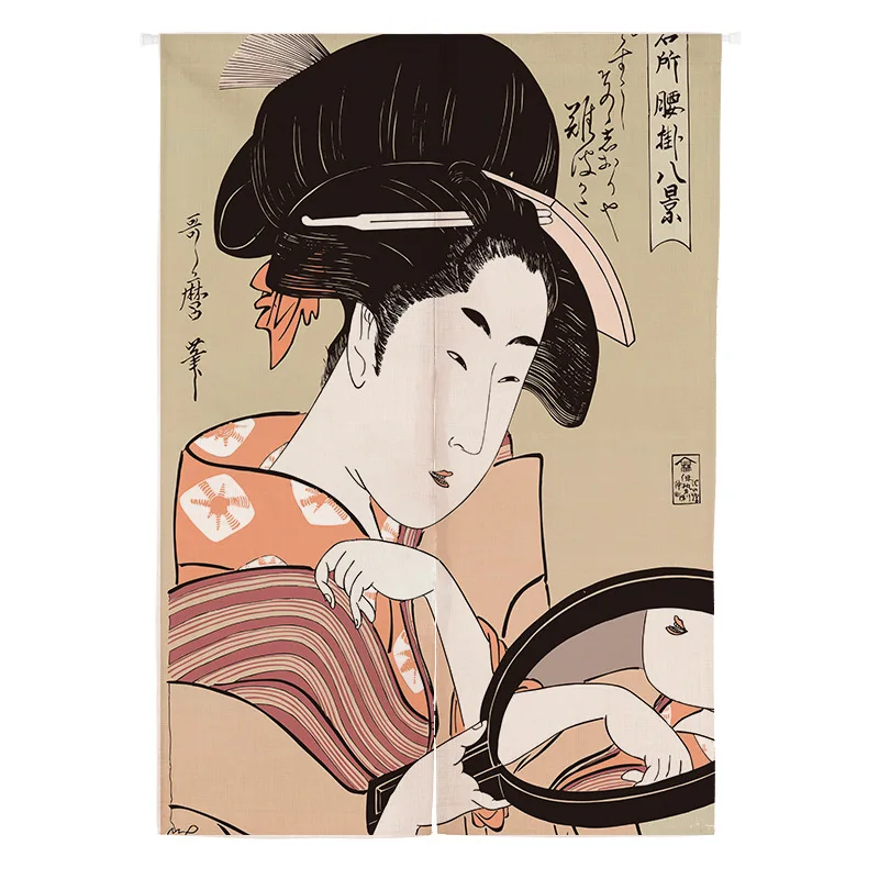 Японская дверь Ukiyo-e, занавеска для кухни, подвесная занавеска, занавеска, Норен, японская занавеска, входная дверь фэн-шуй, занавеска - Цвет: 12