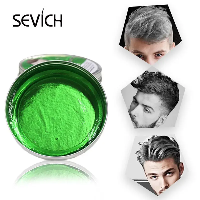 

Sevich Fashion Finished Hair Styling Clay Daily Use Men Five Tastes Hair Wax One-time Molding Hair Strong Modeling Hair Wax/Mud