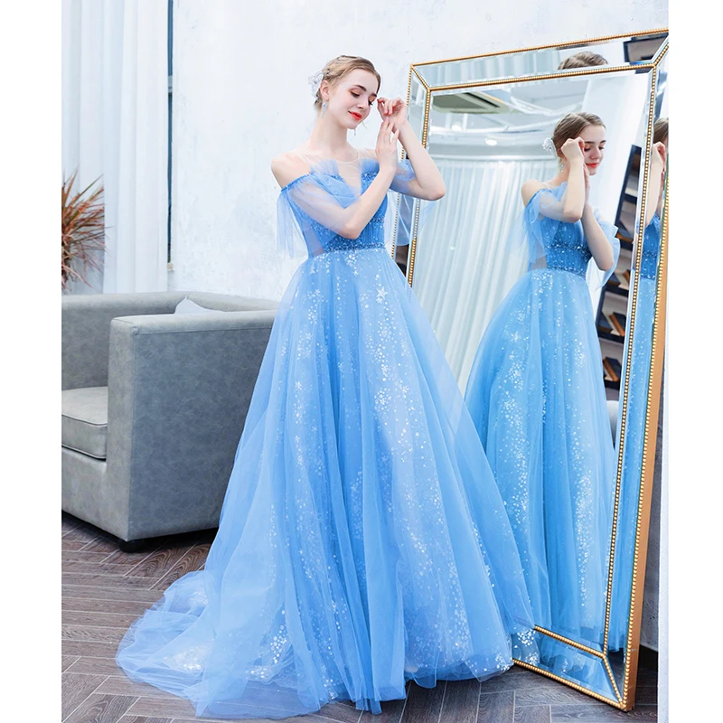 Сексуальное платье с v образным вырезом De Soiree Longue 2020 вечерние платья длинное