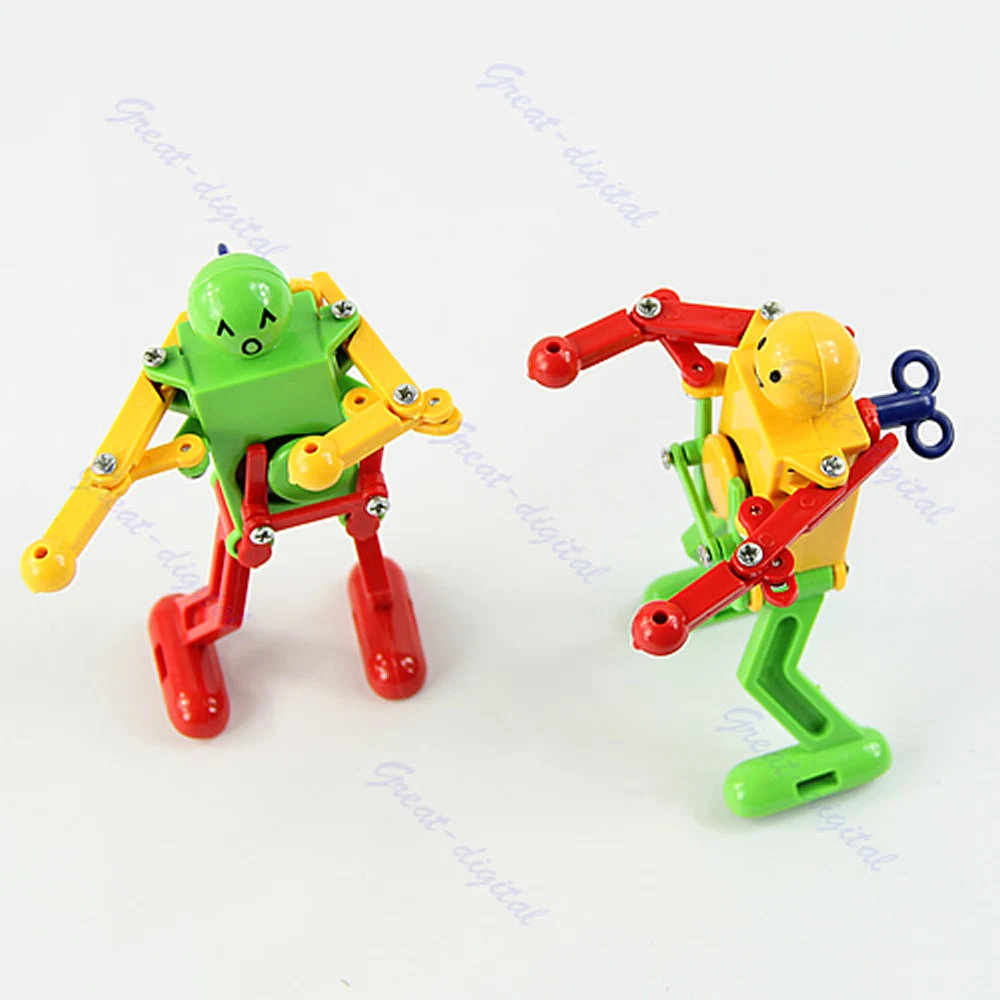 

Clockwork Spring Wind Up Dancing Robot Toy Children Kids Gift