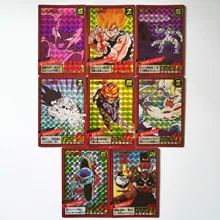 8pcs/set Super Dragon Ball Z Fighting 1 Reissue Heroes Battle Card Ultra Instinct Goku Vegeta Game Collection Cards