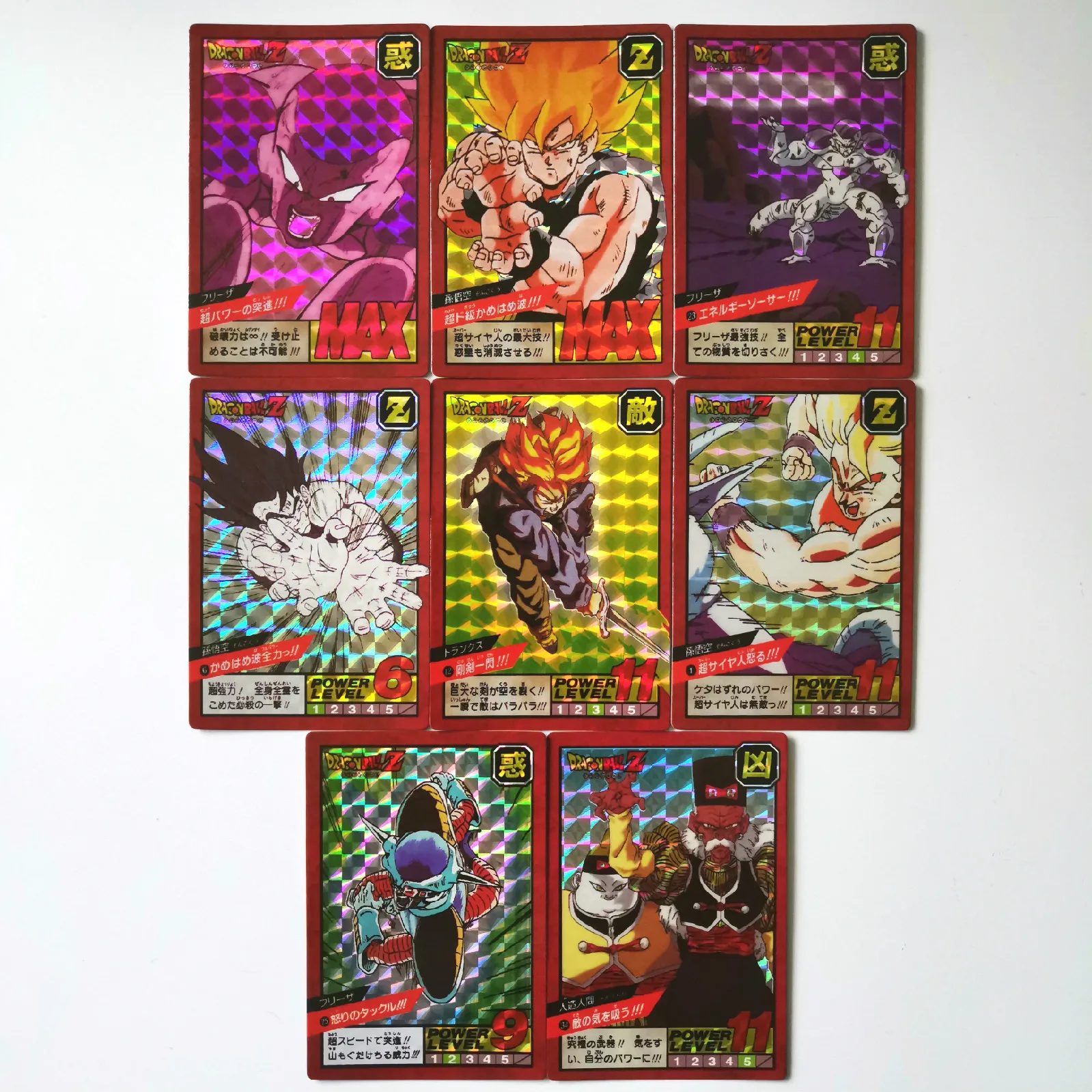 8 шт./компл. Super Dragon Ball Z Fighting 1 Reissue Heroes Battle Card Ultra Instinct Goku Vegeta игровая коллекция