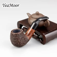 Новые трубы из шиповника 74 Инструменты курительная трубка Carven курительная трубка 9 мм фильтр маленькая резная бриарная труба