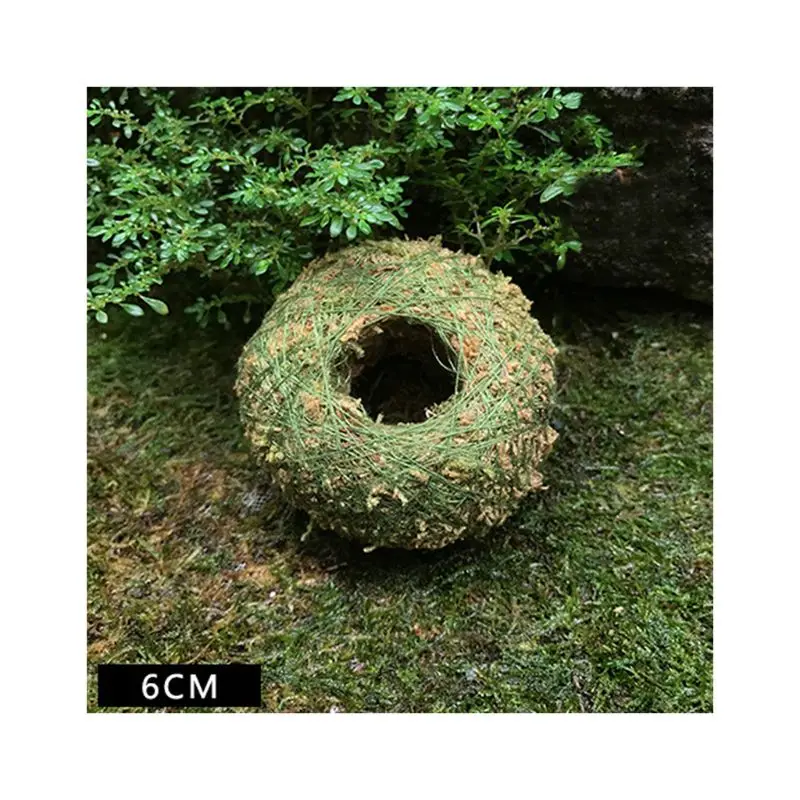 

Moss Ball Pot Bird Nest Flower Plant Home Office Desk Table Garden DIY Decoration