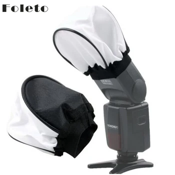 

Foleto Flash Diffuser Camera Soft Diffuser Speedlite for canon nikon Yongnuo Godox Flash Light 580EX II 600EX RT SB800 SB600 430