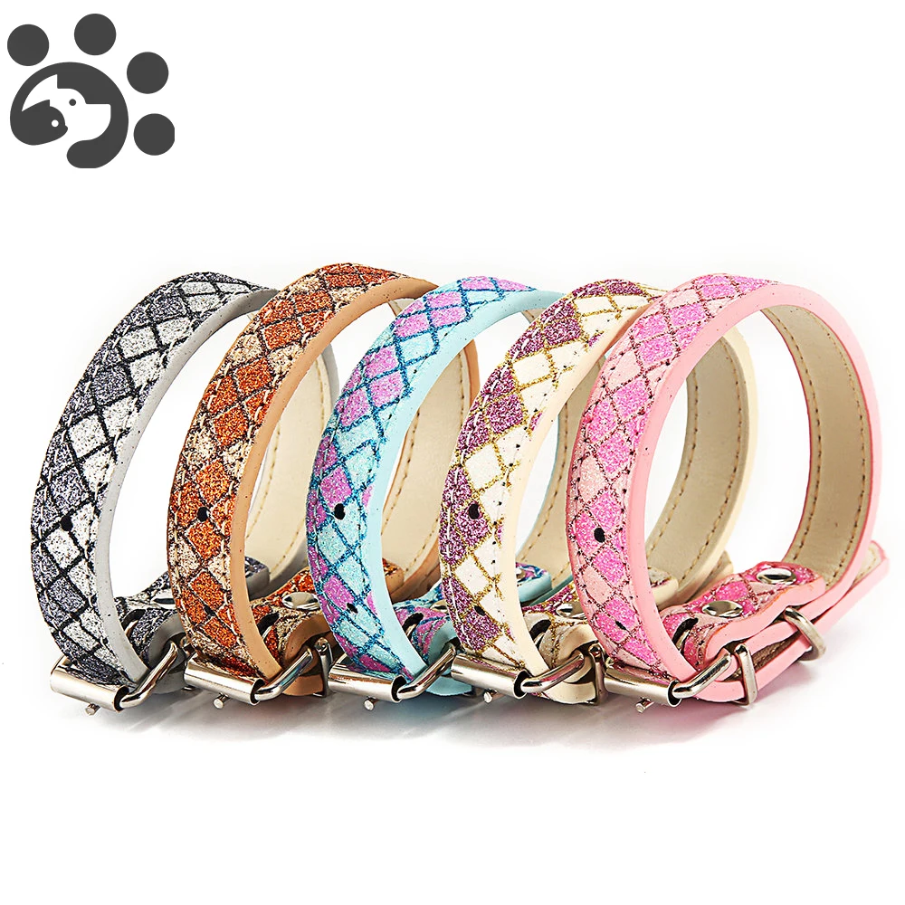 

Glowing Dog Collar for Cats Luminouse PU Leather Cat Collars for Dogs in Pet Products Collar Harness Lead Puppy Kitten MP0062