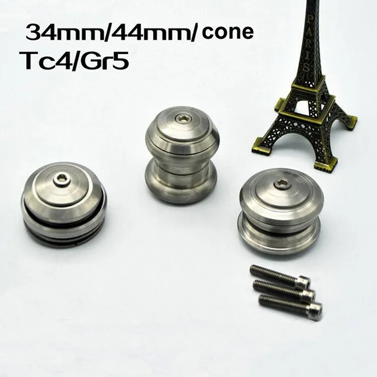 

Bike MTB Mountain Headset Titanium Alloy 6AI4V (Gr5) Threadless External Headset 1-1/8" 28.6mm 34/44/41.8-52MM Bicycle Parts