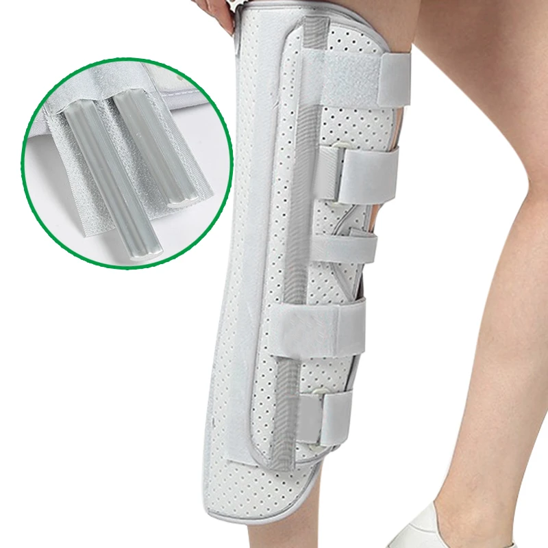 Adjustable Splint for Knee Post-Surgery Recovery Knee Brace Stabilizer Knee Support