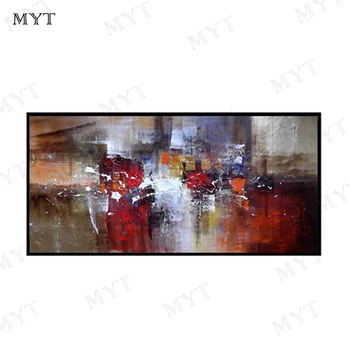 

MYT Free Shipping Abstract Oil Painting Canvas Wall Art Picture Handpainted Modern Abstract Oil Painting Home Decor Gift Unframe