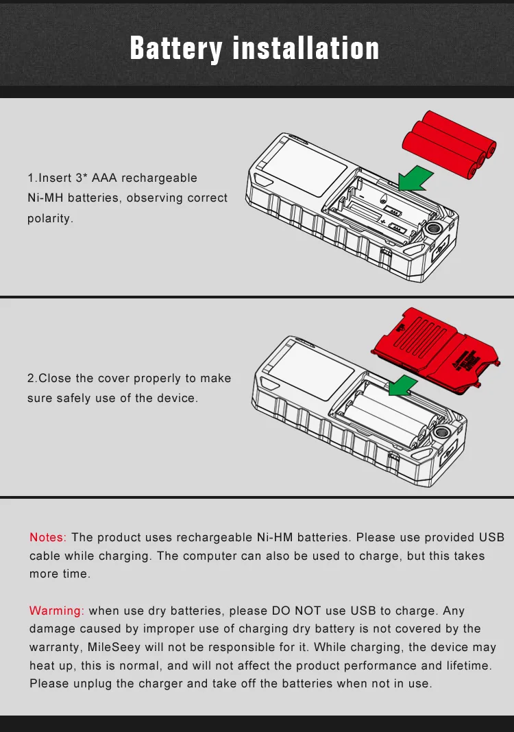 Mileseey S7 Laser rangefinder (31)