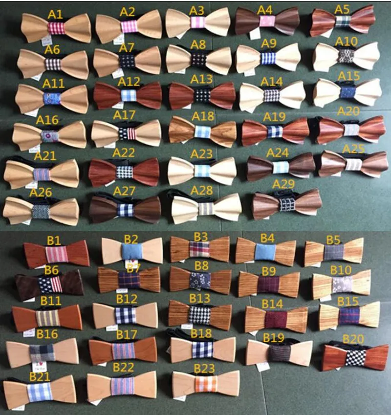 Мужской галстук-бабочка Горячая деревянный галстук-бабочка галстук мужской Одноцветный Свадебный галстук-бабочка s для мужчин конфетный Цвет Бабочка галстук деревянный лук галстук XK094