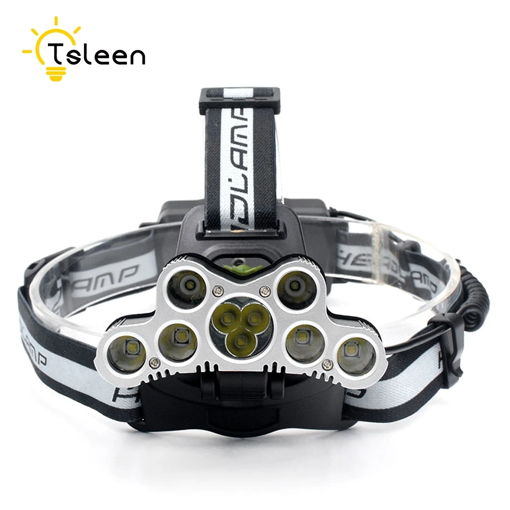 

TSLEEN Powerful LED Headlight XML T6 Headlamps Waterproof USB Charge Head Lantern 2x18650 Frontal Lamp Camping Zoom Head Torch
