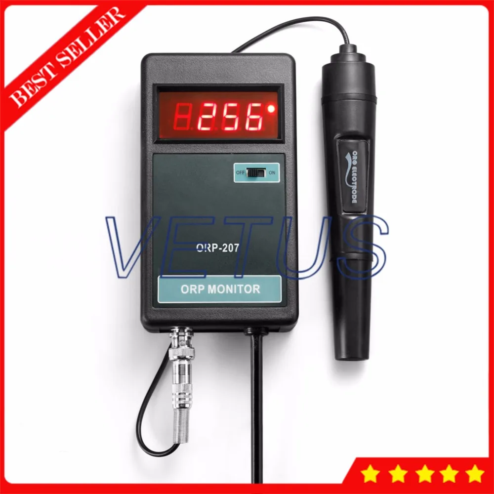 ORP-207 Portable digital ORP Meter Controller with 0~1999mV range ORP monitoring testing equipment ORP-207 Portable digital ORP Meter Controller with 0~1999mV range ORP monitoring testing equipment