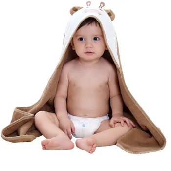 

Towel With A Hood 80cmx80cm Newly Baby Boys Girls Cape Cloak Towels Newborn Cotton Bath Towel Infant Soft Cartoon Hooded Towel