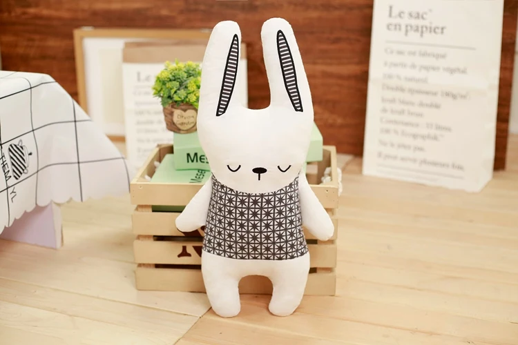 Bonecos de Pelúcia dos Desenhos Brinquedo do Urso Tecidos de Qualidade em Casa Centímetros Unicornio 3 Padrões Estilo Nórdico Animados Coelho Enfeite Decoração Brinquedos 1 pc 40-45 3 1 pc 40-45 centímetros Unicornio 3 Padrões