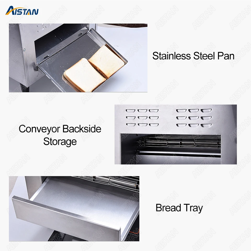 ECT2440 commercial electric conveyor bun bread pizza cookie toaster oven machine for restaurant