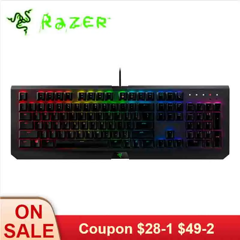

Razer BlackWidow X Chroma Mechanical Gaming Keyboard Wired Keyboard RGB Backlight for Gamer PC Laptop