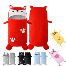 Baby Sleeping Bag Newborns Flannel Cartoon Fox Sleep Bag Kids Winter Sleepsacks Bag Swaddle Baby Envelopes for 0-3 Years