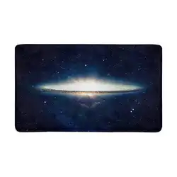 Красивая Galaxy в глубоком космосе Anti-коврик дверь домашнего декора, персонализированные крытый половик у двери резиновым Extra Large
