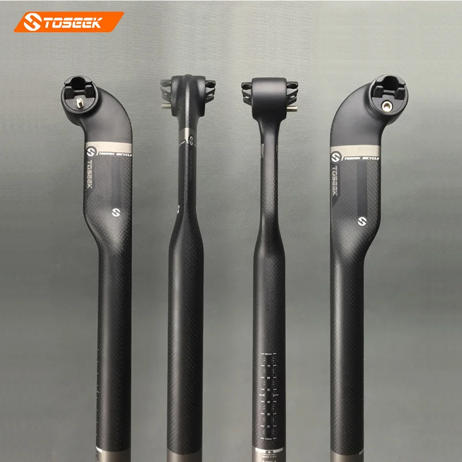 Toseek برو الدراجات دراجة seatpost الطريق و الدراجة الجبلية الكربون كاملة 3 كيلو 27.2/30.8/31.6*400 ملليمتر mtb دراجة أجزاء 207 جرام Toseek برو الدراجات دراجة seatpost الطريق و الدراجة الجبلية الكربون كاملة 3 كيلو 27.2/30.8/31.6*400 ملليمتر mtb دراجة أجزاء 207 جرام