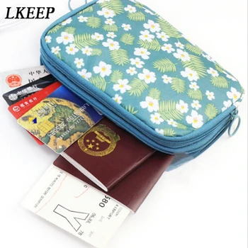 

Women Cactus Travel Passport Holder Organizer Cover ID Card Bag Passport Document Pouch Protective Travel Accessories Bag