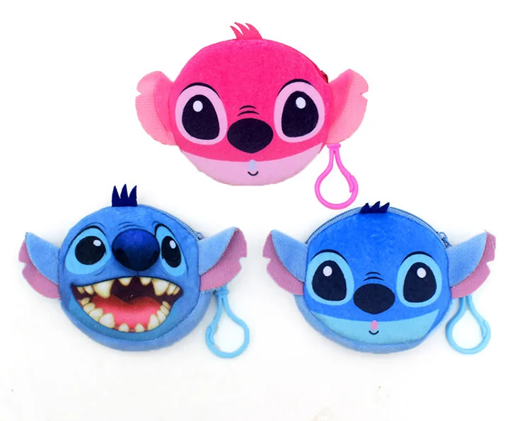 

3Designs , New Little Little Key chain 8CM Children Girl's Plush Coin Cash Bag Pouch , Coin Case Wallet Handbag
