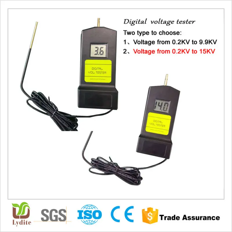 15000 VOLTS China Manufacturer Supply Digital Farm Fence Tester For