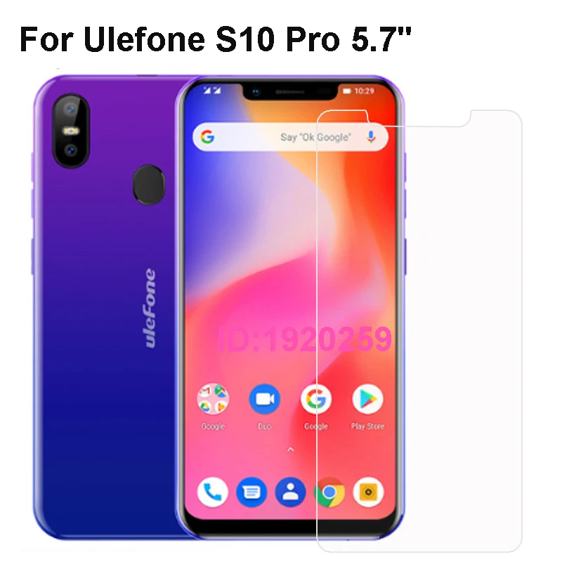 Ulefone S10 Pro закаленное стекло 9H Высококачественная защитная пленка