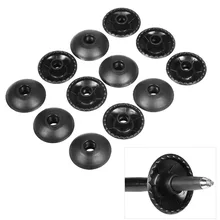 12 шт. черный треккинг полюс корзина круглый снег лыжный колпак для защиты от грязи Пешие прогулки палка брызговик замена аксессуар комплект