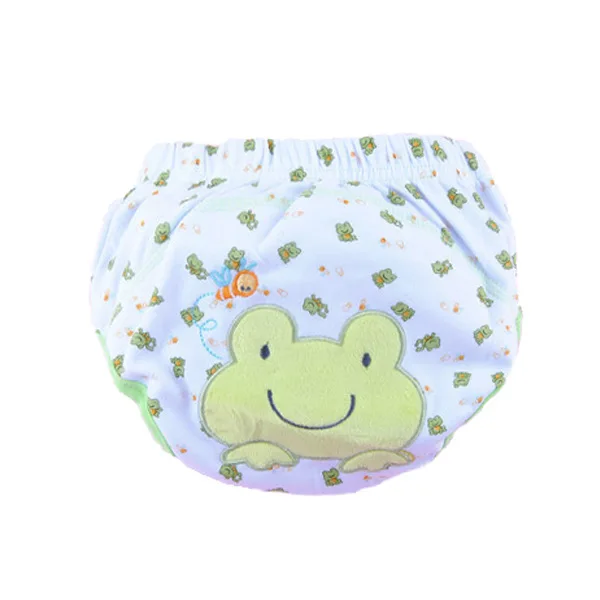 Горячая Распродажа подгузник с карманом для новорожденных детские трусики тканевые подгузники ткань Подгузники тренировочные штаны Подгузники - Цвет: frog
