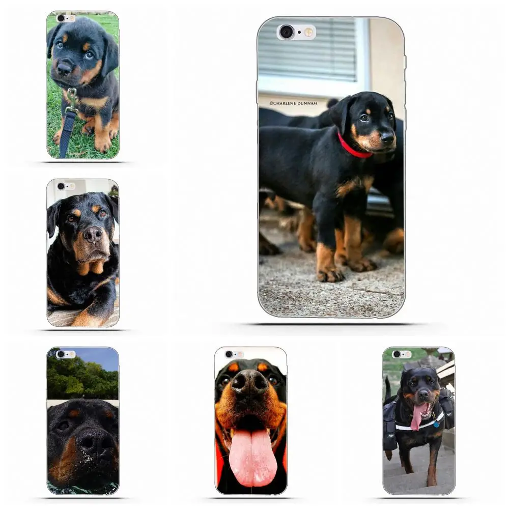 Жесткий силиконовый чехол Rottweiler для Huawei G7 Y6 II Y7 Xiaomi Redmi Note 2 3 5 Mi 4 4C 4I 5S 5X 6X 8 SE Pro |