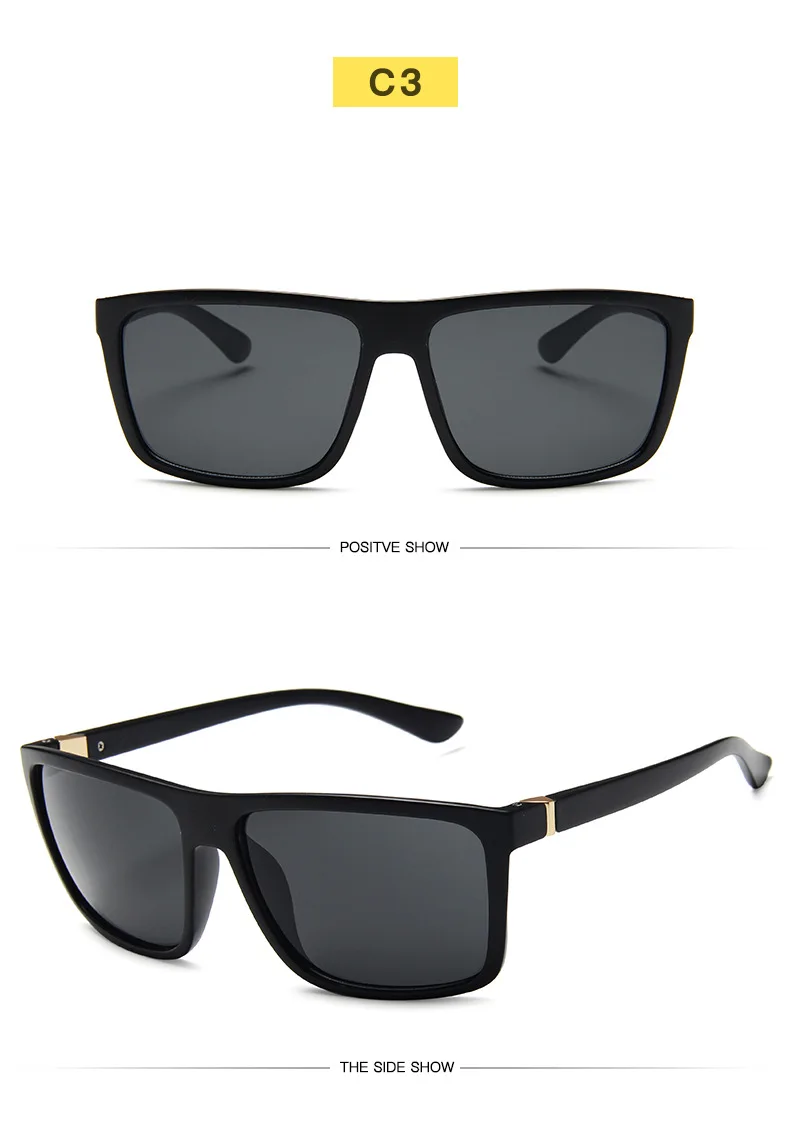 Солнцезащитные очки, мужские, классические, квадратные, брендовые, дизайнерские, уф400 защита, солнцезащитные очки, oculos de sol hombre, очки для вождения