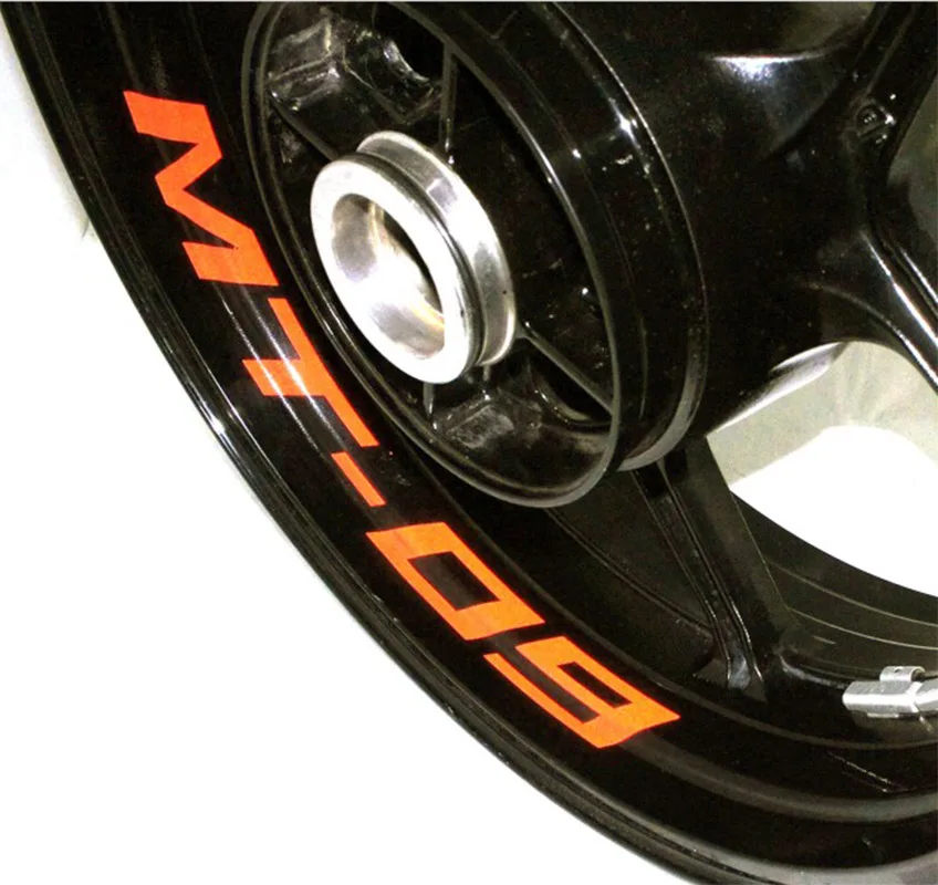 high quality Motorcycle Wheel Sticker Decal Reflective Rim Bike Suitable for Yamaha MT-09 MT09 | Автомобили и мотоциклы