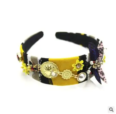 

New Baroque headbands color cloth women hairbands hair accessories