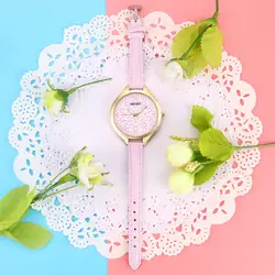 Девушки изысканный браслет часы ажурные модели часы женские резные геометрия тонкие Группа Новый Повседневное красочные relogio feminino A75